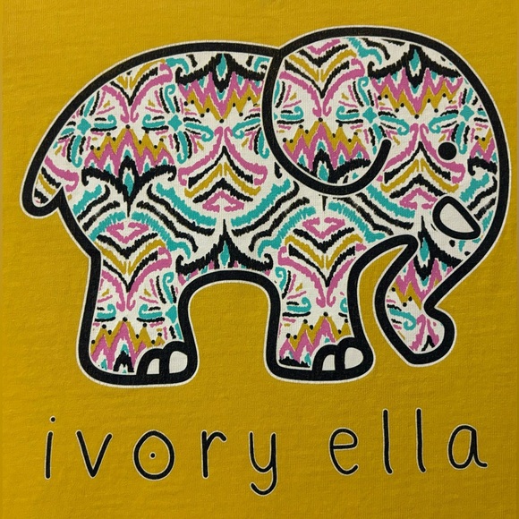 Cotton t-shirt. Elephant - Picture 2 of 5